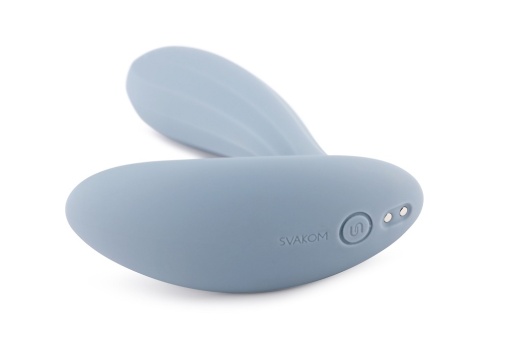 SVAKOM - Erica APP 控制穿戴式震動器 - 灰藍色 照片