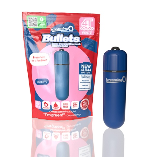 The Screaming O - 4T Vibro Bullet - Blueberry photo
