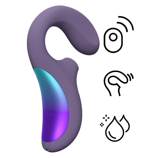 Lelo - Enigma Wave Clitoral Stimulator - Cyber Purple photo
