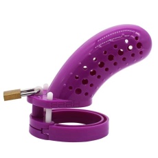 FAAK - Plastic Chastity Cage 23 - Purple photo