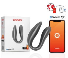 Oninder - Lisboa App Controlled Double Vibe - Black photo