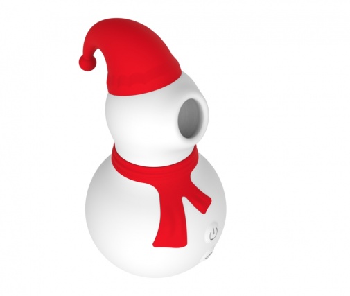 Chisa - Snowman Sucking Massager - Red photo