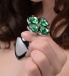 Booty Sparks - Lucky Clover Anal Plug S-size - Green photo-2