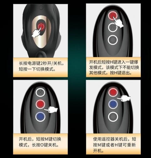 Erocome - 獵戶座 遙控版 - 前列腺按摩器 照片