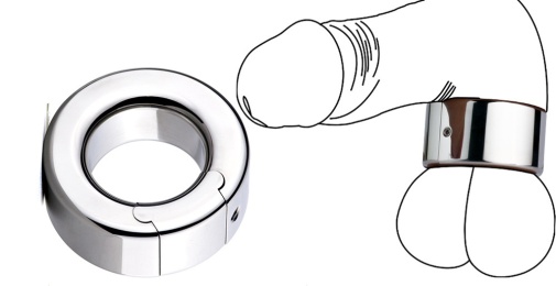 FAAK - Testicular Ring - Silver - S photo
