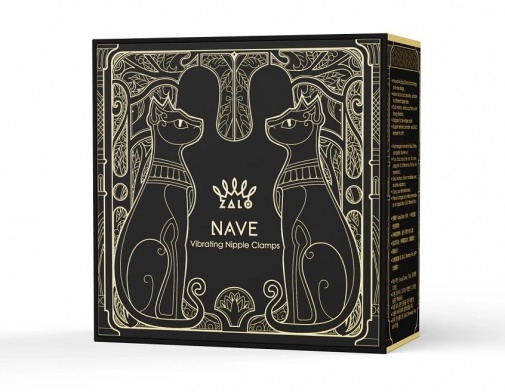 Zalo - Nave APP Vibro Nipple Clamps - Obsidian Black photo