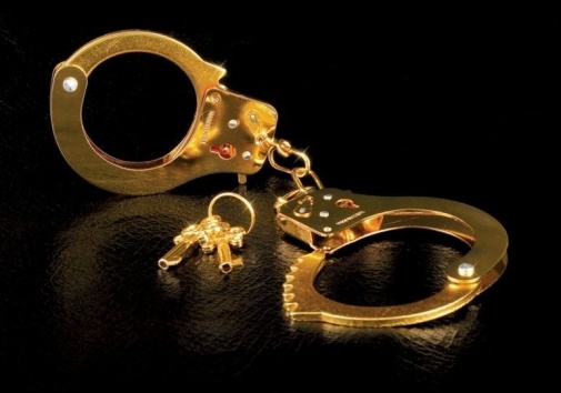 Fetish Fantasy - 金屬手扣 - 金色 照片