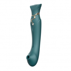 Zalo - Queen APP Heating Vibro Set - Jewel Green photo