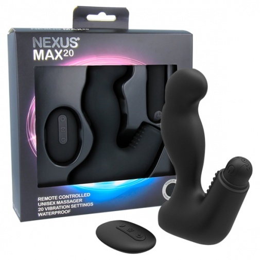 Nexus - Max 20 全性别震动器 - 黑色 照片