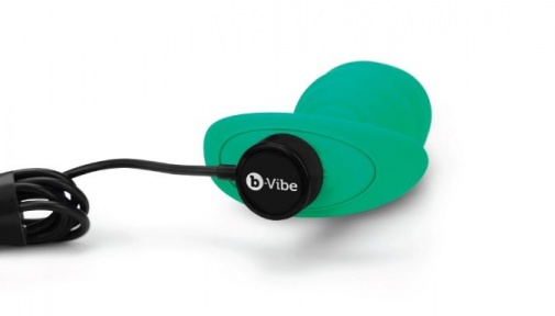 B-Vibe - 震动波浪纹后庭塞 - 绿色 照片