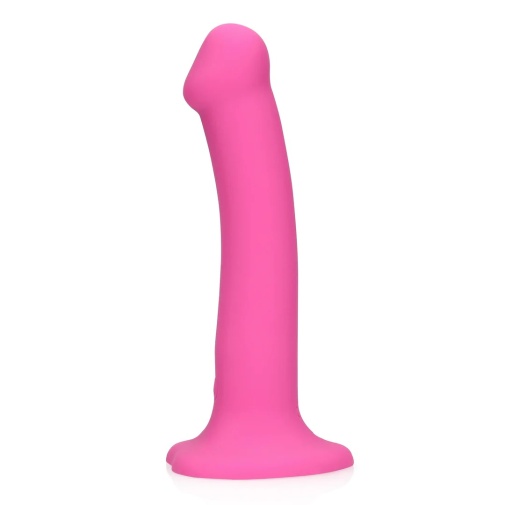 Loveline - Non-Phallic Vibro Dildo M - Powerful Pink photo