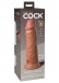 King Cock - 8" Elite 仿真陰莖 - 焦糖色 照片-8