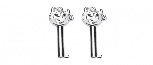 MT - Old Style Darby Handcuffs - Silver photo