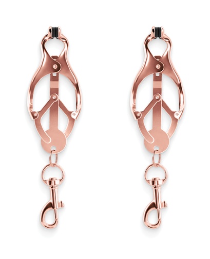 NS Novelties - Bound C3 Nipple Clamps - Rose Gold photo