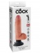 King Cock - Vibrating Cock 7" with Balls - Flesh photo-8