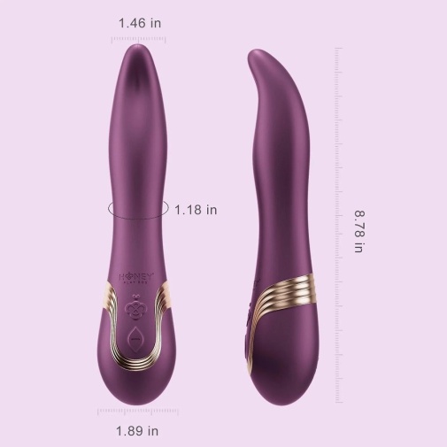 Honey Play Box - Fling App Licking Vibrator - Purple photo