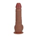 RealRock - 8" Rotating Vibro Dildo w Balls - Caramel photo-4