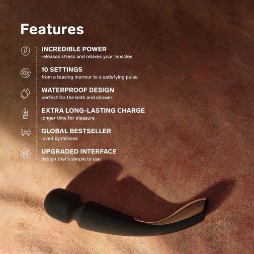 Lelo - Smart Wand 2 全身按摩棒 中碼 - 紫色 照片