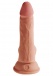 King Cock - 三倍密度仿真陽具連陰囊 6.5" - 焦糖色 照片-3