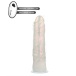 Cock Miller - 19.5cm 可遙控 發光震動假陽具 - 珍珠色 照片