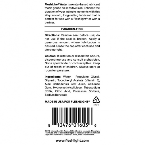 Fleshlight - Fleshlube 水溶性润滑剂 - 100ml 照片