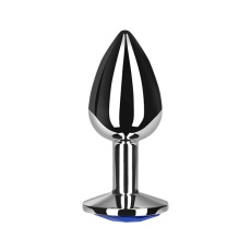 Secret Play - Metal Anal Plug S - Blue photo