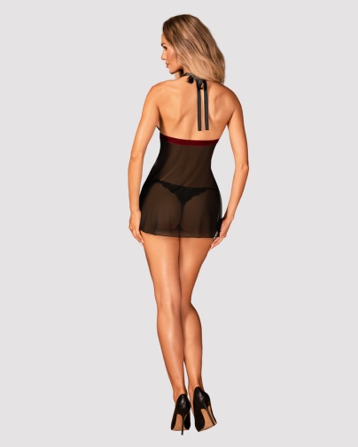 Obsessive - Rossita Babydoll - Black - L/XL photo