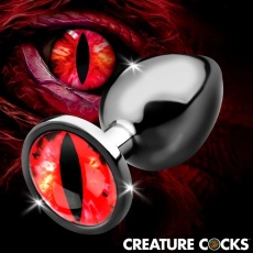 Creature Cocks - 凶兆怪物眼睛後庭塞 大碼 - 紅色 照片