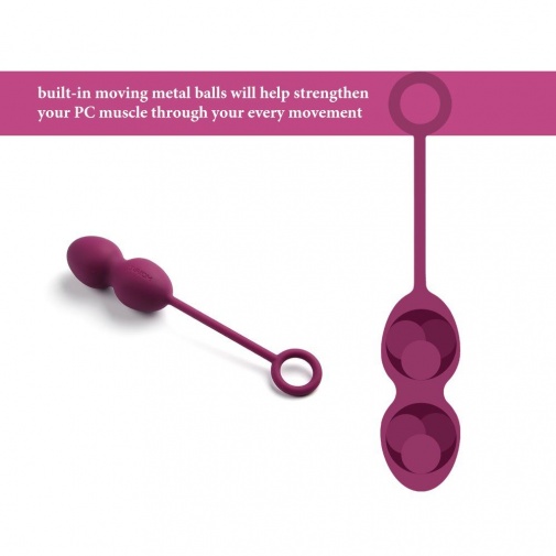 SVAKOM - Nova Kegel Balls - Violet photo