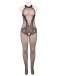 Ohyeah - Lace Turtleneck Bodystocking - Black - XL photo-7