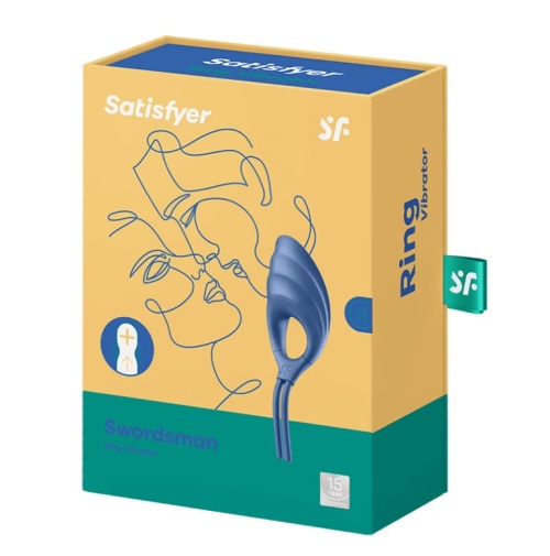 Satisfyer - Swordsman Vibro Ring - Blue photo