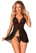 Obsessive - Rossita Babydoll - Black - L/XL photo