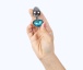Secret Play - Heart Anal Plug S - Blue photo-2