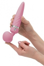 Pillow Talk - Sultry Rotating Wand - Pink photo