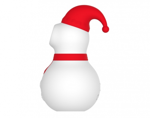 Chisa - Snowman Sucking Massager - Red photo