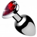 Booty Sparks - Heart Gem Anal Plug M-size - Red photo