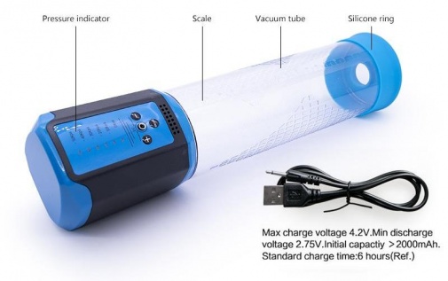 Canwin - Penis Auto Pump - Blue photo