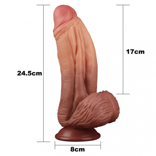 Lovetoy - 10" Dual Layered King Sized Cock photo