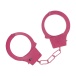 Ouch - Classic Metal Hand Cuffs - Pink photo