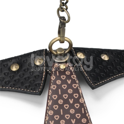 Lovetoy - Rebellion Reign Collar w Leash - Black photo