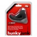 Hunkyjunk - Slingshot Teardrop 立體陰莖環 - 黑色 照片-4