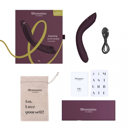 Womanizer - OG Pleasure Air G-Spot Vibrator - Aubergine photo