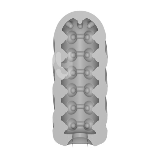 Lovetoy - Knights Ring Vibro 2in1 Sleeve - Spiral photo