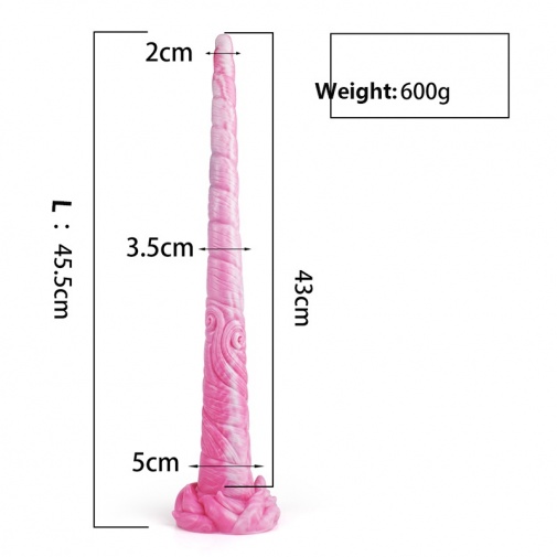 FAAK - Unicorn Dildo - Pink photo