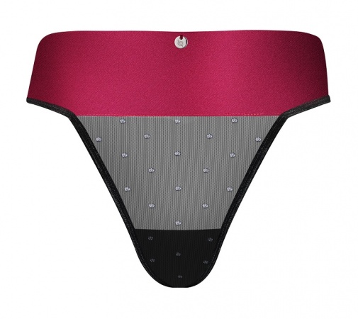 Obsessive - Tienesy Thong - Black - L/XL photo