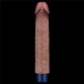 Lovetoy - 9" 超柔软仿真震动假阳具 - 啡色 照片-6