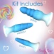 Simply Sweet - Butt Plug Set 3 pcs - Blue photo-7