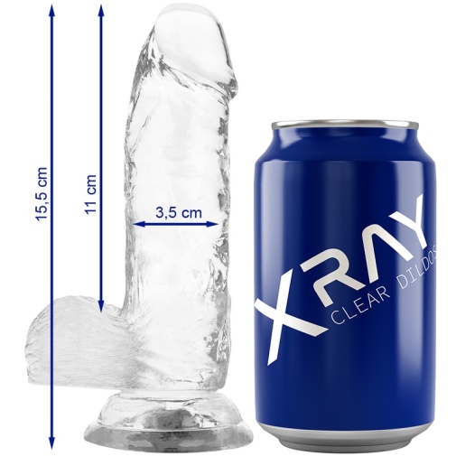 X Ray - 穿戴式仿真陽具束帶附15.5公分仿真假陽具 照片