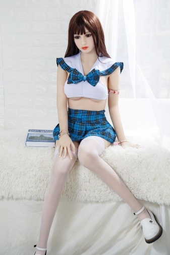 Asuka Asian Realistic Sex Doll, Super Real Breasts, Ultra Soft TPE 158 cm (5’2 ft) photo