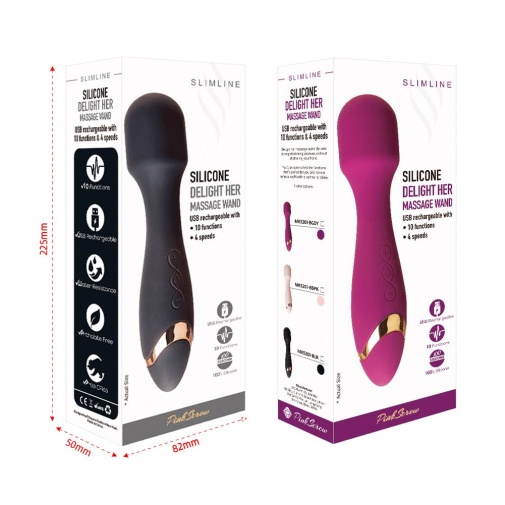Erokay - Delight Her Wand Massager - Black photo